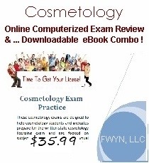free Massachusetts cosmetology exam practice tests, or an ebook for a small fee